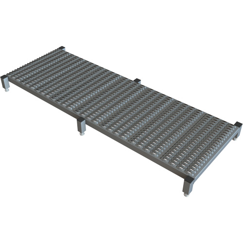 Plateforme de travail en une &eacute;tape &agrave; hauteur r&eacute;glable, 24" la x 71" pr, Capacit&eacute; de 800 lb, Enti&egrave;rement soud&eacute; Sidevic Inc.