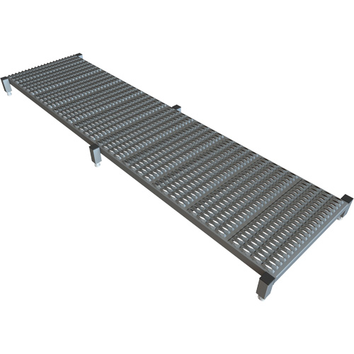 Plateforme de travail en une &eacute;tape &agrave; hauteur r&eacute;glable, 24" la x 97" pr, Capacit&eacute; de 800 lb, Enti&egrave;rement soud&eacute; Sidevic Inc.