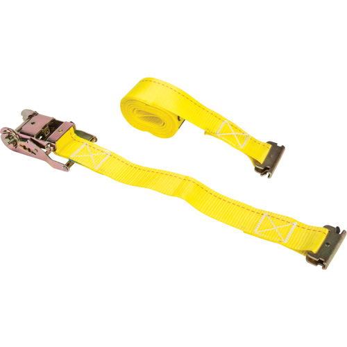 Ratchet Strap, E-Track System, 2" W x 12' L, 1333 lbs. (605 kg) Working Load Limit Sidevic Inc.