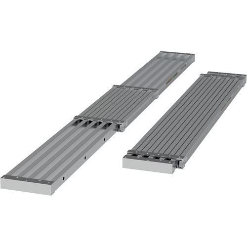 Planche de travail t&eacute;lescopique, 108" la x 12" pr, Capacit&eacute; de 250 lb, D&eacute;mont&eacute; Sidevic Inc.