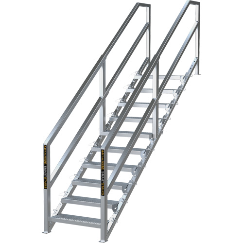 Syst&egrave;me d'escalier modulaire pour la construction de 6-10 marches SmartStairs, 75" ha Sidevic Inc.