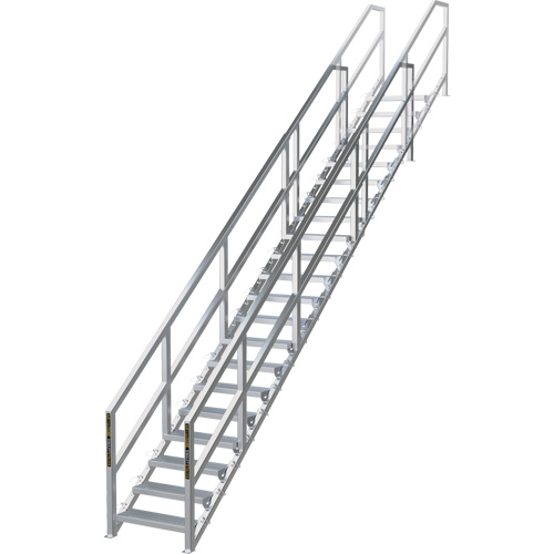 Syst&egrave;me d'escalier modulaire pour la construction de 17-21 marches SmartStairs, 157-1/2" ha Sidevic Inc.