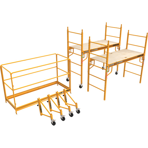 Trousse compl&egrave;te de tour d'&eacute;chafaudage pour cloison s&egrave;che de 12', 58-1/2" p x 183" h Sidevic Inc.