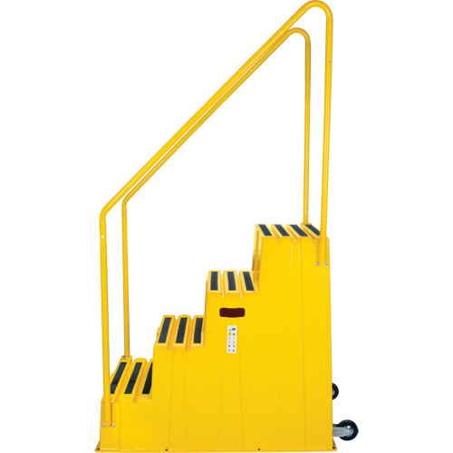 Escabeau industriel, 4 marches, 44" x 22-1/4" x Hauteur 65-1/8" Sidevic Inc.