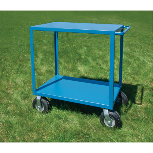  Chariot &agrave; tablettes pour l'ext&eacute;rieur, 2 Tiers, 24" la x 39" h x 51" p, Capacit&eacute; 1200 lb Sidevic Inc.