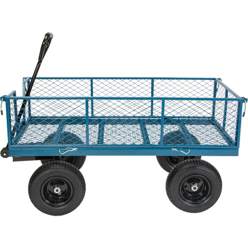 Wagon with Drop Sides, 24" W x 48" L, 800 lbs. Capacity Sidevic Inc.