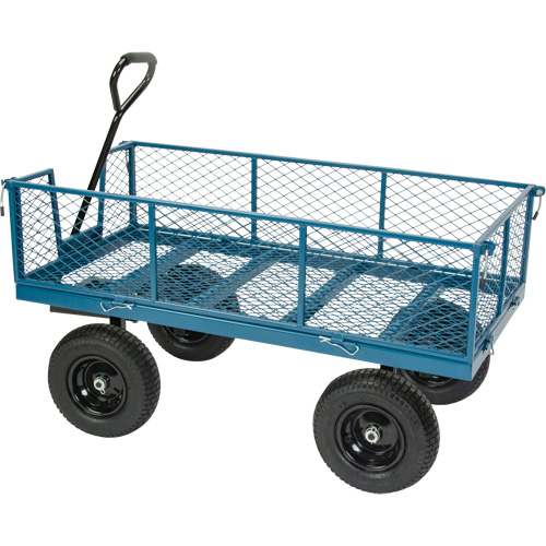 Wagon with Drop Sides, 24" W x 48" L, 800 lbs. Capacity Sidevic Inc.