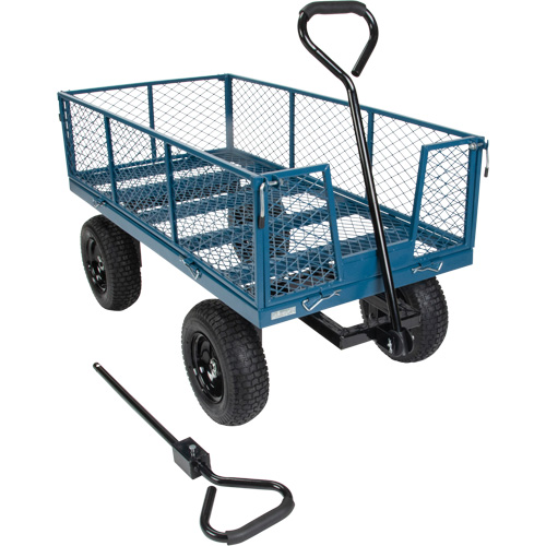 Wagon with Drop Sides, 24" W x 48" L, 800 lbs. Capacity Sidevic Inc.