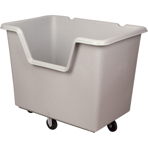 Chariot-caisse Starcart &agrave; c&ocirc;t&eacute; ouvert, Poly&eacute;thyl&egrave;ne, 46" lo x 31" la x 49" h, Volume 24 pi³, Capacit&eacute; 900 lb Sidevic Inc.