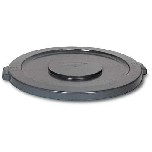 Couvercles ronds Brute, Couvercle plat, Plastique/Poly&eacute;thyl&egrave;ne, Convient aux contenants 15-5/8" dia. Sidevic Inc.