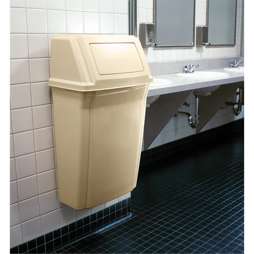 Slim Jim&reg; Containers, Swing Lid, Plastic, Fits Container Size: 19-1/2" x 12" Sidevic Inc.