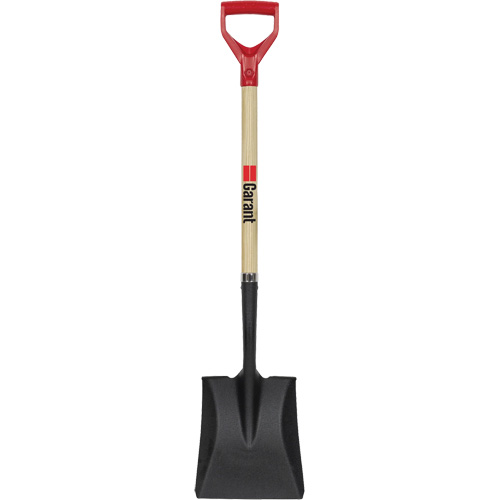 Pelle carr&eacute;e, Bois, Lame Acier durci, Manche en Prise en D, Longueur 43-1/2" Sidevic Inc.