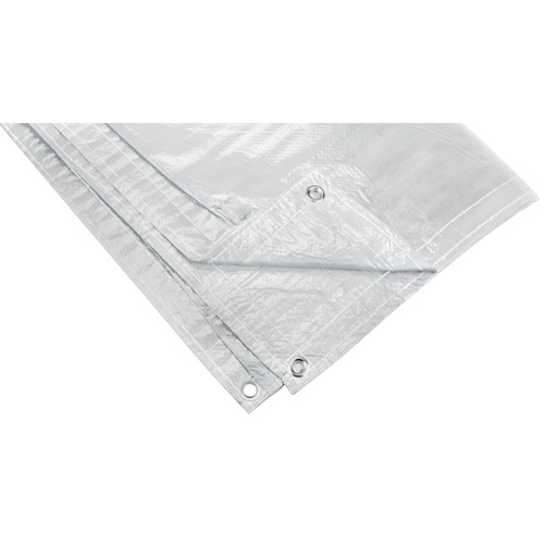 Insulated Tarp, Polyethylene, White, 20' x 12' x 8 mils Sidevic Inc.