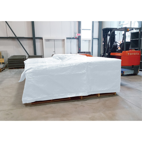 Insulated Tarp, Polyethylene, White, 20' x 12' x 8 mils Sidevic Inc.