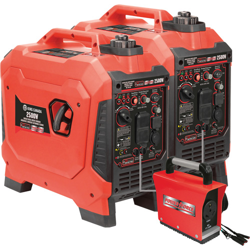 G&eacute;n&eacute;ratrice &agrave; onduleur, Surtension 2500 W, Nominale 1800 W, R&eacute;servoir 4,2 L Sidevic Inc.