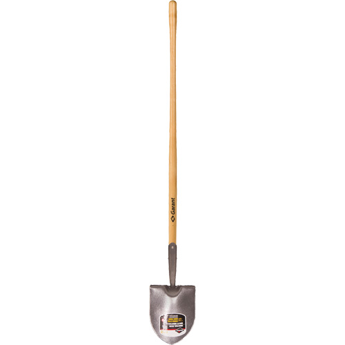 Round Point Shovel, Forged Steel Blade, Hardwood, Straight Handle Sidevic Inc.
