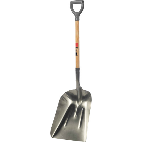 Grain Scoop #8, Wood, Aluminum Blade, D-Grip Handle Sidevic Inc.
