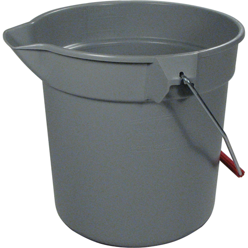 Seau Brute, Capacit&eacute; de 2.5 gal. US (10 pintes), Gris Sidevic Inc.