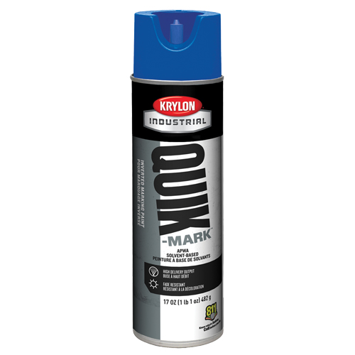 Industrial Quik-Mark Solvent-Based Inverted Marking Paint, 17 oz., Aerosol Can Sidevic Inc.