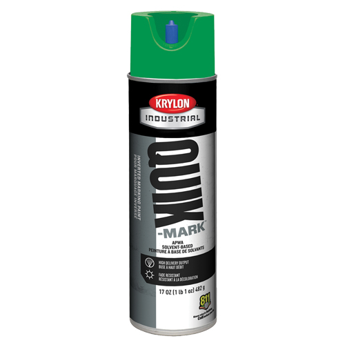 Industrial Quik-Mark Solvent-Based Inverted Marking Paint, 17 oz., Aerosol Can Sidevic Inc.