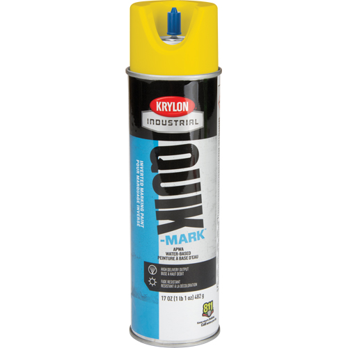 Industrial Quik-Mark Water-Based Inverted Marking Paint, 17 oz., Aerosol Can Sidevic Inc.