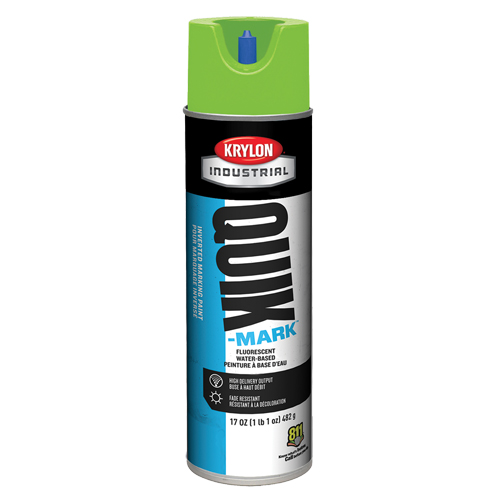 Peinture de marquage industrielle invers&eacute;e &agrave; base d'eau Quik-Mark, 17 oz, Canette a&eacute;rosol Sidevic Inc.
