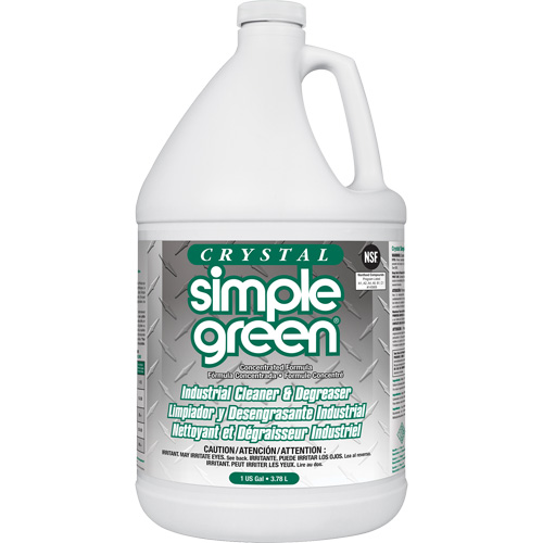 Crystal Simple Green&reg; Industrial Cleaner & Degreaser, 1 gal., Jug Sidevic Inc.