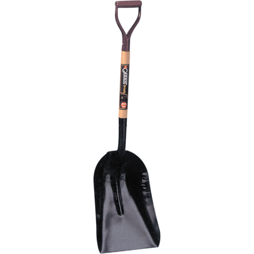 Grain & Coal Scoop Shovel, Wood, Tempered Steel Blade, D-Grip Handle, 27-3/4" Length Sidevic Inc.