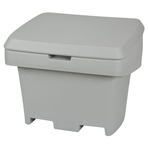 Contenant de rangement robuste pour l'ext&eacute;rieure pour sel et sable, 30" x 24" x 24", 5,5 pi³, Gris Sidevic Inc.