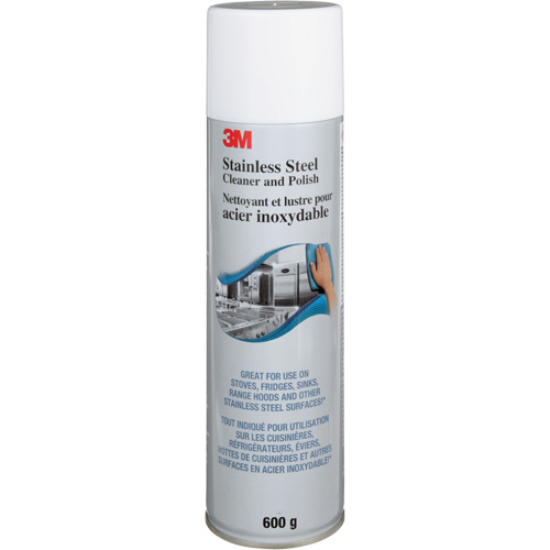Stainless Steel Cleaner & Polish, 21.5 oz., Aerosol Can Sidevic Inc.