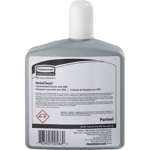 Replacement AutoClean&reg; Purinel&reg; Drain Maintainer & Toilet Cleaner, 9.8 oz., Bottle Sidevic Inc.