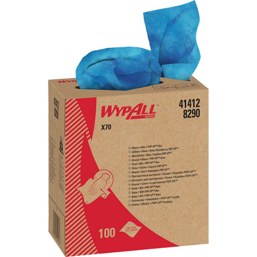 WypAll&reg; X70 Premium Industrial Cloths, Heavy-Duty, 16-4/5" L x 8-1/3" W Sidevic Inc.