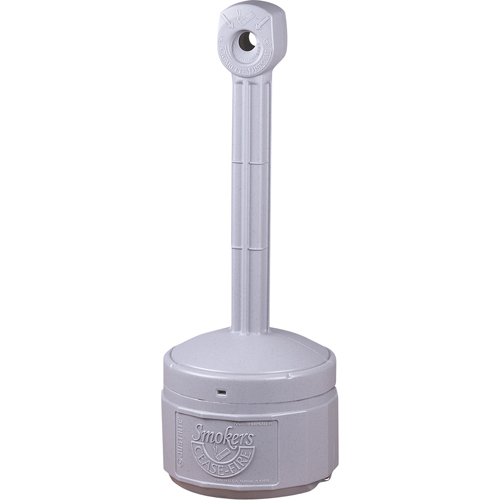 Cendriers Smoker's Cease-Fire, Sur pied, Plastique, Capacit&eacute; 1 gal. US, Hauteur 30" Sidevic Inc.