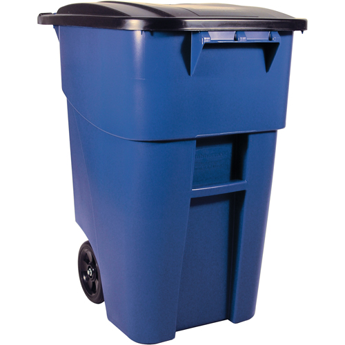 Brute&reg; Roll Out Containers, Curbside, Plastic, 50 US gal. Sidevic Inc.