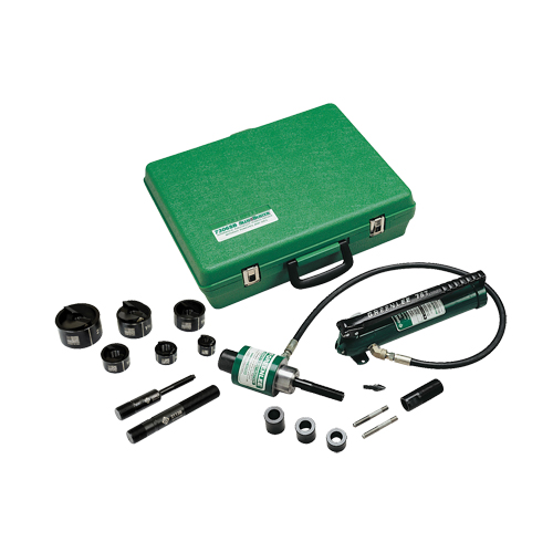 Hydraulic Knockout Kit with Hand Pump and Slug-Buster&reg; Punches Sidevic Inc.