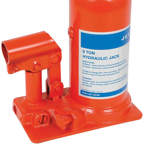 JHJ-8 Super Heavy-Duty Bottle Jack, 8 Ton(s), 15-3/8" Raised Height Sidevic Inc.