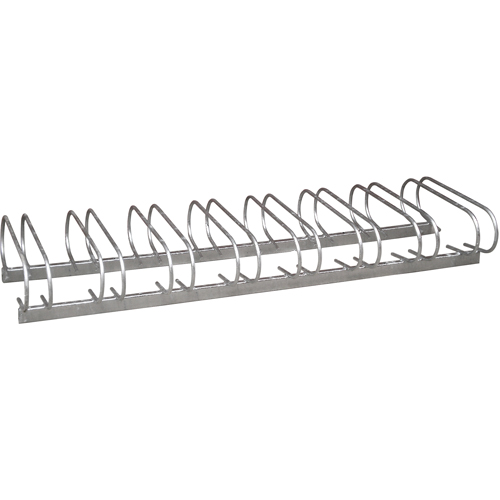 Style Bicycle Rack, Galvanized Steel, 8 Bike Capacity Sidevic Inc.
