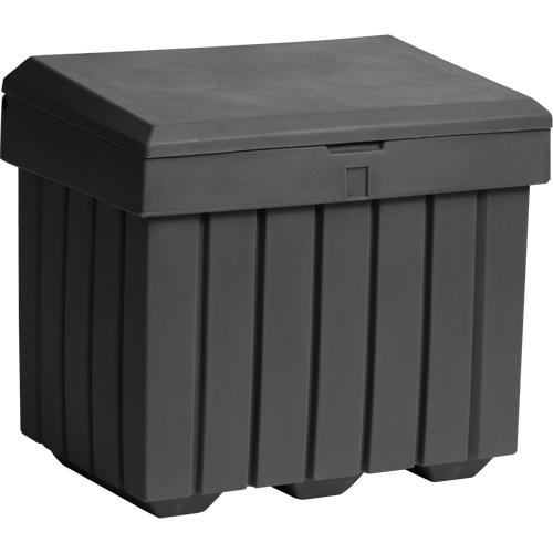 Economy Salt Sand Storage Container, 32" x 23" x 27-1/2", 10 cu. Ft., Grey Sidevic Inc.