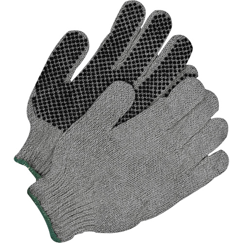 Classic Grip Gloves, Poly/Cotton, Single Sided, Large Sidevic Inc.