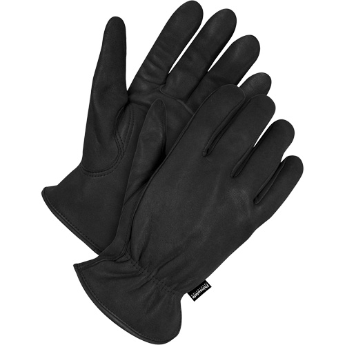 Gants de conducteur doubl&eacute;s classiques, Grand, Paume en Cuir fleur de daim, Thinsulate Sidevic Inc.