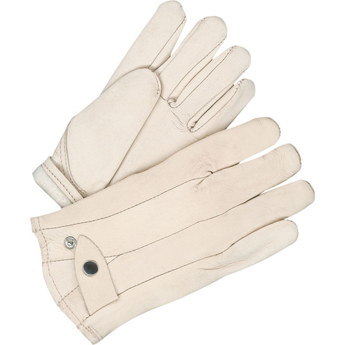 Gants classiques de cordeur, 10, Paume Cuir fleur de vache, Doubleure Molleton Sidevic Inc.