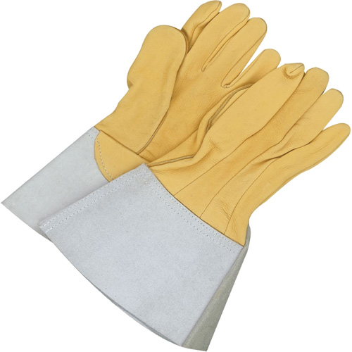 Gander Brand Reverse Grain TIG Welder Gloves, Grain Deerskin, Size 10 Sidevic Inc.