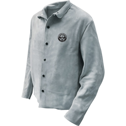 Welder Jacket, Leather, 2X-Large, Grey Sidevic Inc.