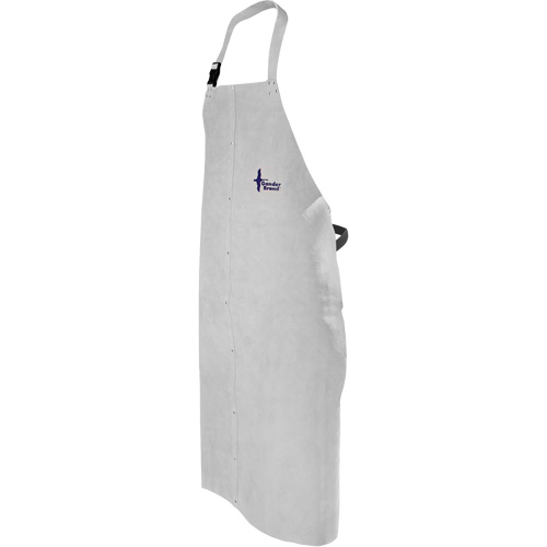 Tablier de soudage en cuir, Salopette, 52" lo, Gris perle Sidevic Inc.