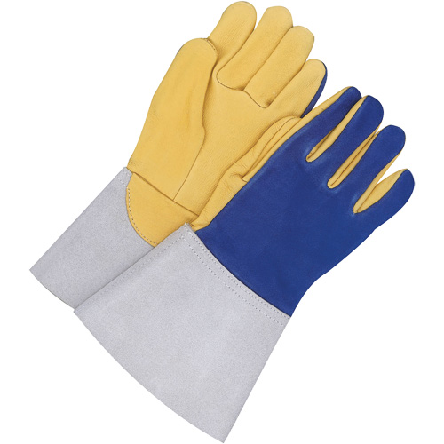 Gants pour soudeur TIG avec poignet de 5,5", Cuir fleur de daim, Taille 10 Sidevic Inc.