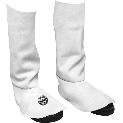 Leather Welding Spats, 15" L, Pearl Grey Sidevic Inc.