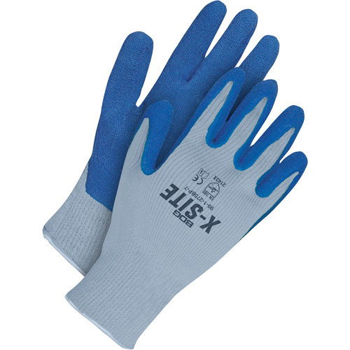 Gants enduits X-Site, 10, R&ecirc;vetement Latex, Enveloppe en Poly-coton Sidevic Inc.