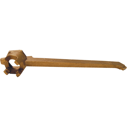 Cl&eacute; pour obturateur de baril, Poign&eacute;e 12", Bronze Sidevic Inc.