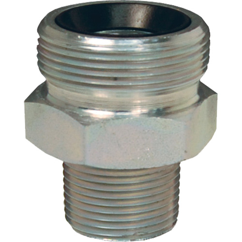 Boss Ground Joint Spud, Iron, 2", Male NPT Sidevic Inc.