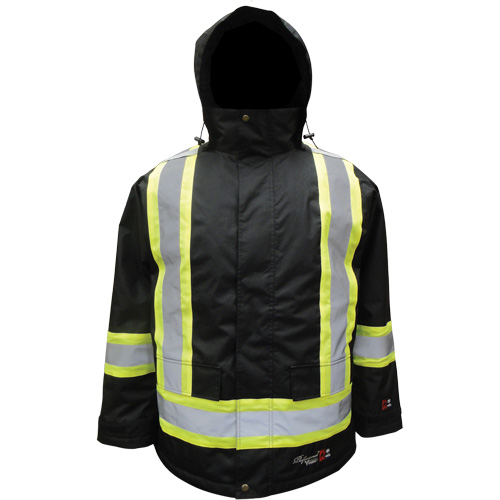 Journeyman Insulated Parka, 3X-Large, Black Sidevic Inc.